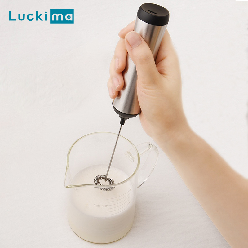 Electric Milk Frother Handheld - Standlı Şarj Edilebilir El Tipi Süt