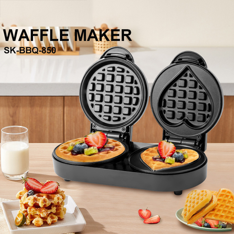 110V Çift Plakalı Waffle Makin - Mini Waffle Maker Machine incelemesi ve fiyatı