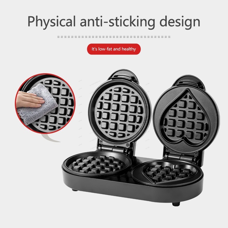 110V Çift Plakalı Waffle Makin - Mini Waffle Maker Machine incelemesi ve fiyatı