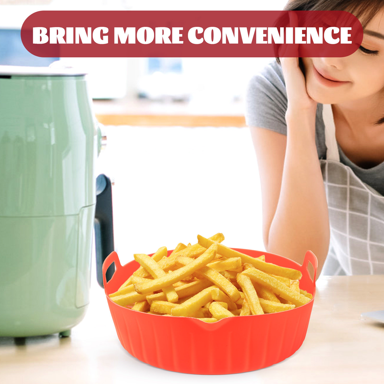 Fırın, buharlı pişirici ve mik - Air Fryer Silicone Pot Liner incelemesi ve fiyatı