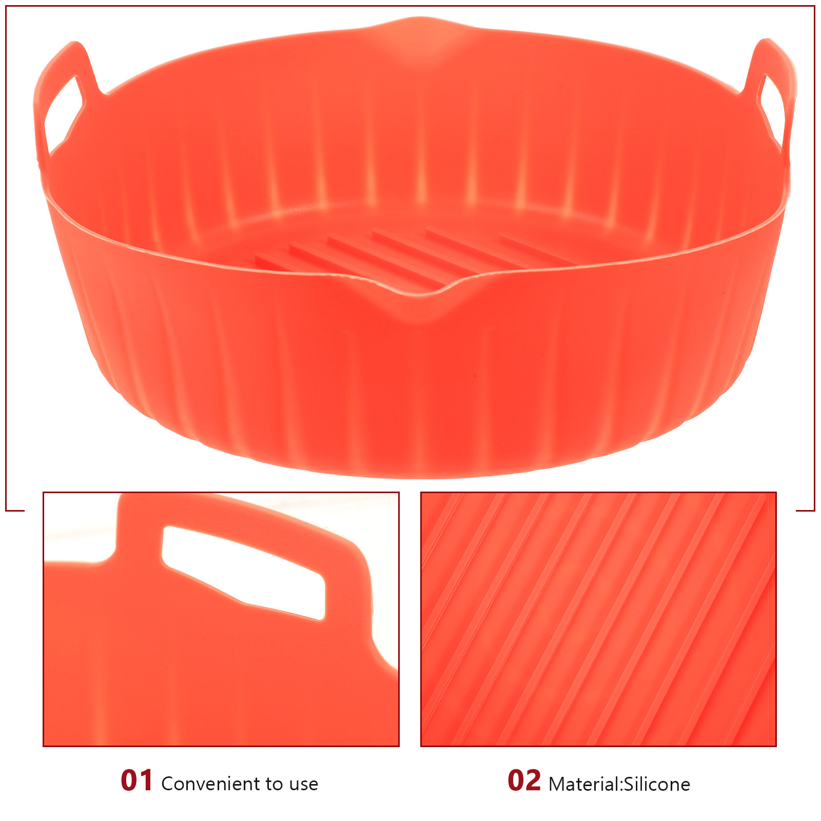 Fırın, buharlı pişirici ve mik - Air Fryer Silicone Pot Liner incelemesi ve fiyatı