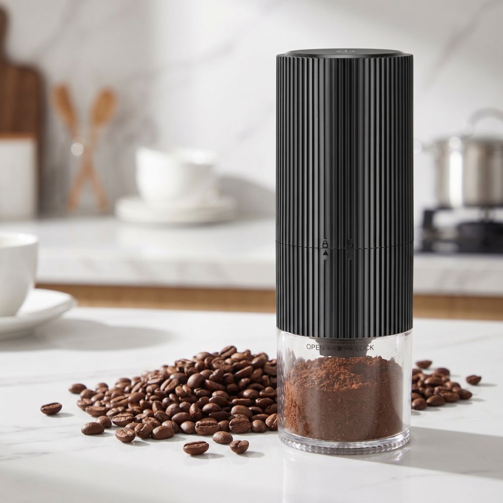 Şerit Desenli Taşınabilir Kahv - Coffee Bean Grinder Electric incelemesi ve fiyatı