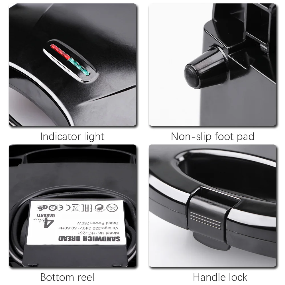 110V-220V Ev Aletleri Smiley S - Mini Waffle Maker Machine incelemesi ve fiyatı